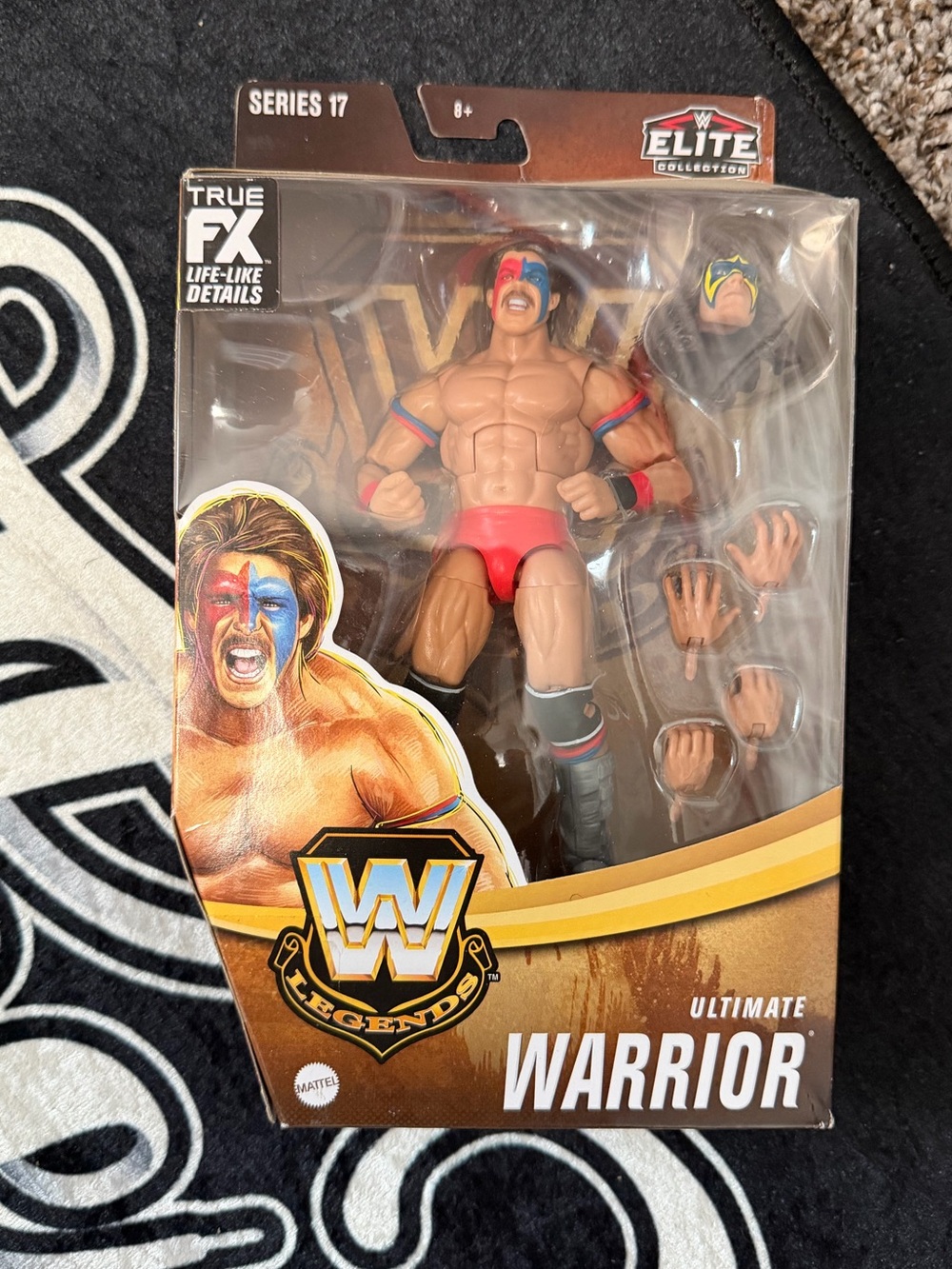 WWE Elite Legends Series 17 Ultimate Warrior Mattel Action Figure Sealed